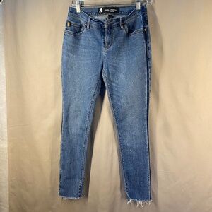 Karl Lagerfeld Paris Stretch Blue Jeans, two tone Blue, women Size 6